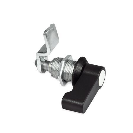 Otto Ganter Rotary Clamping Latch Operation with Operating Element or Socket Key, GN 516